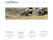 Tablet Screenshot of geoilgas.com